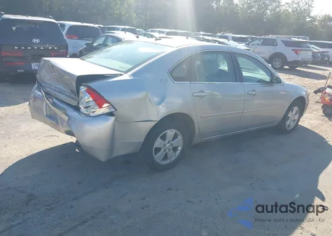 2007 Chevrolet Impala Lt z USA, uszkodzony, nr VIN 2G1WT58N779169147